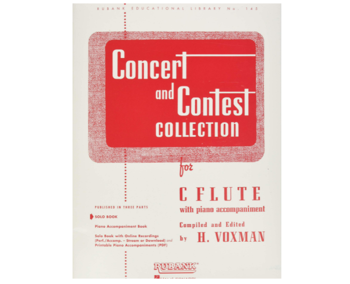 Concert And Contest Collections C Flute Solo Part Only (Rubank Educational Library)