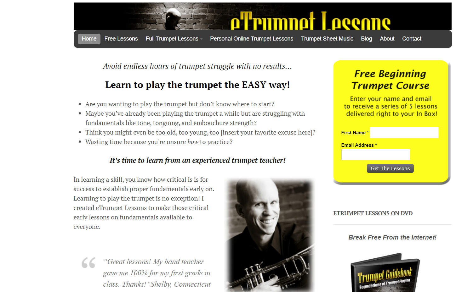 etrumpet lessons