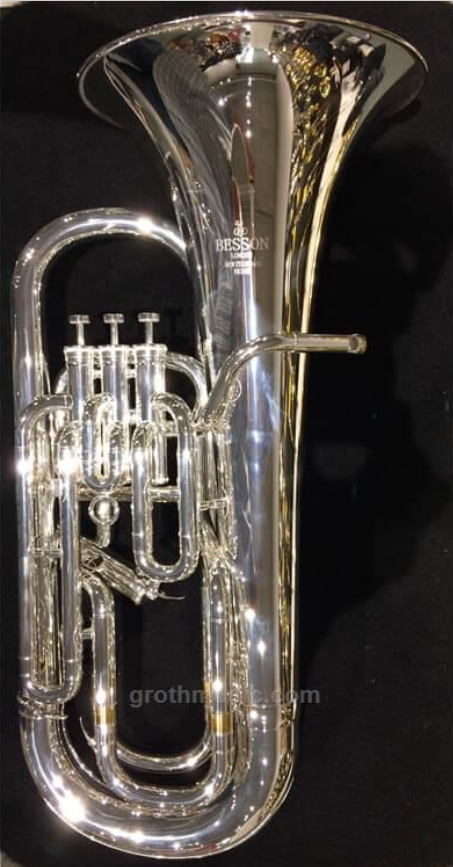 Besson Bb Euphonium - Silver Finish