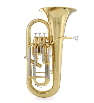 Jupiter JEP1020 Intermediate 4-valve Euphonium - Clear Lacquer