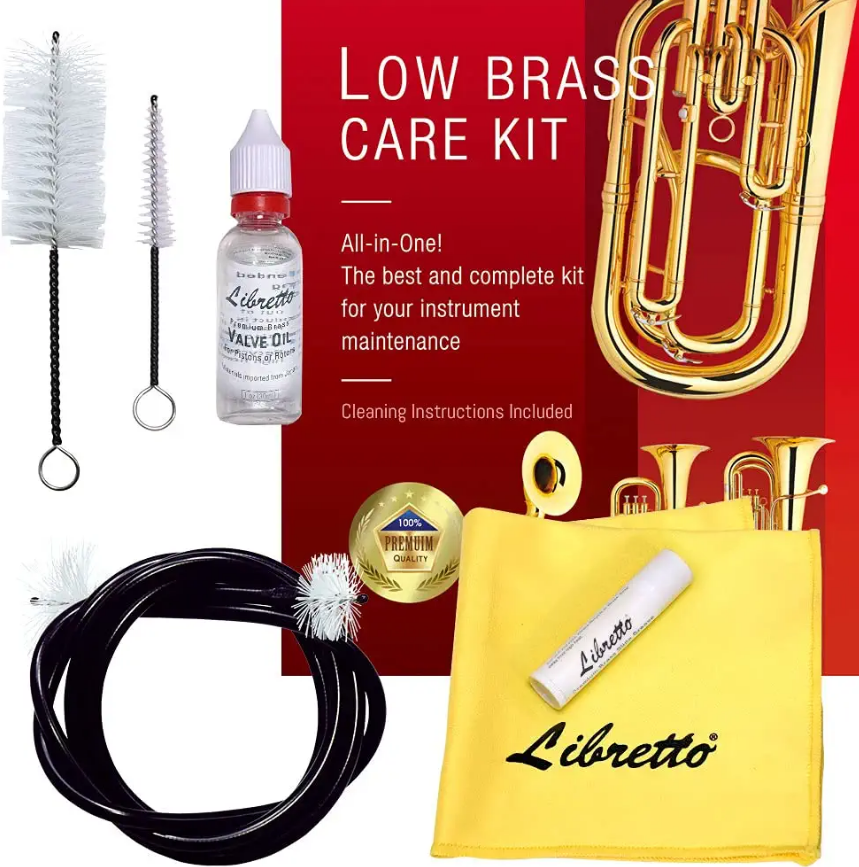 Libretto Low Brass ALL-INCLUSIVE Cleaning Kit with Instructions